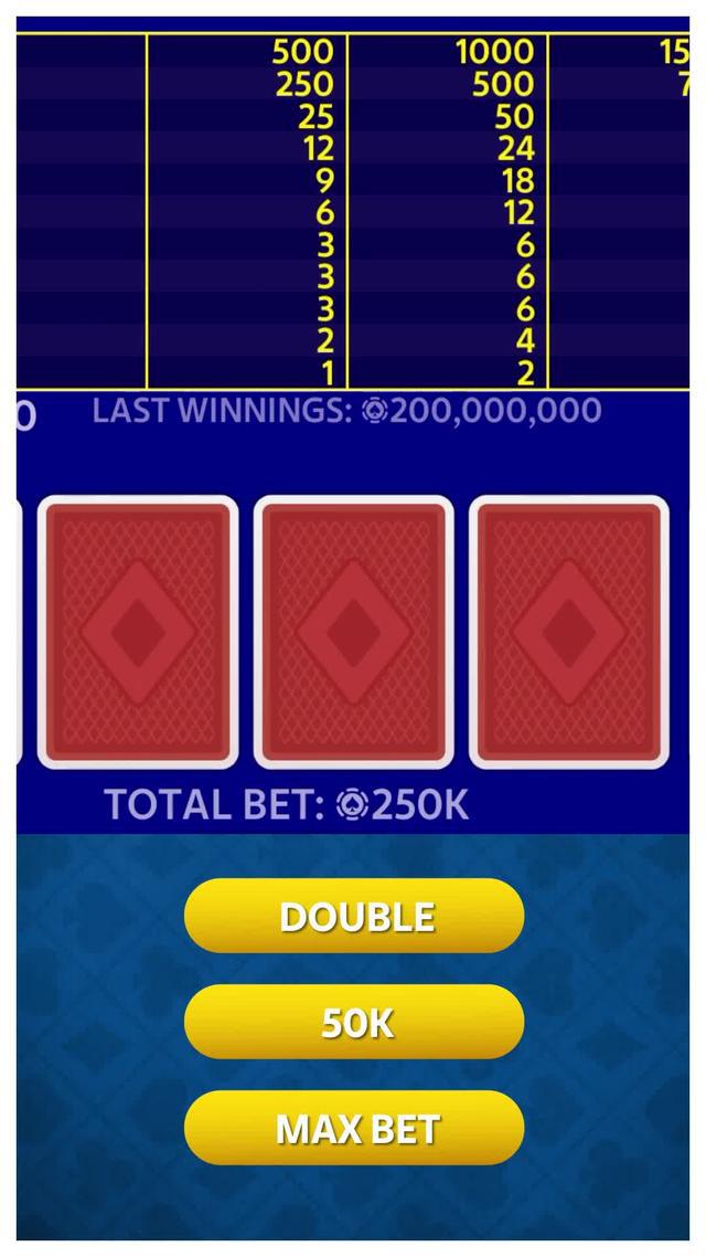 Play video poker and win exactly as in Vegas