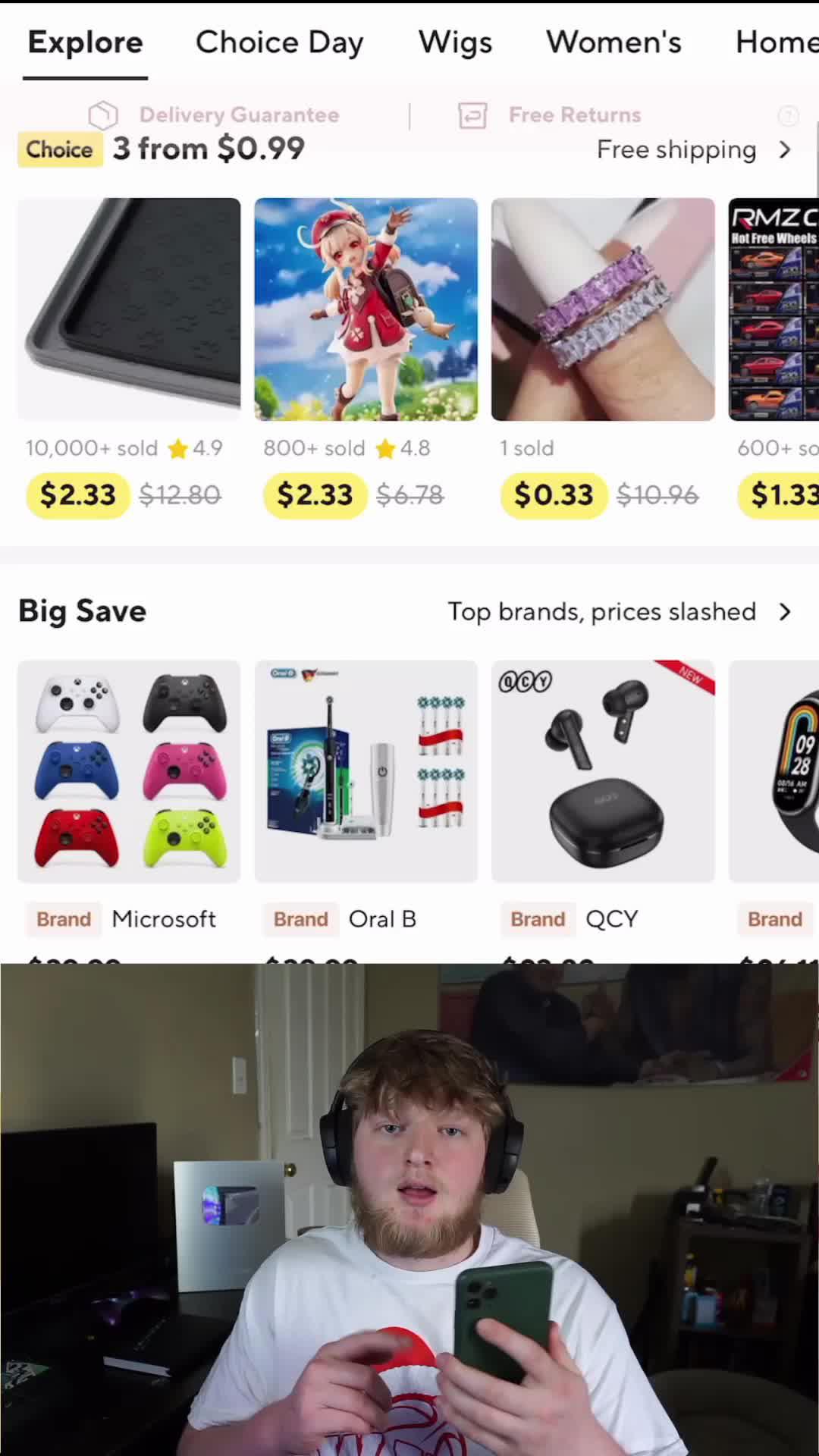 3 items for $0.99 on 1st order