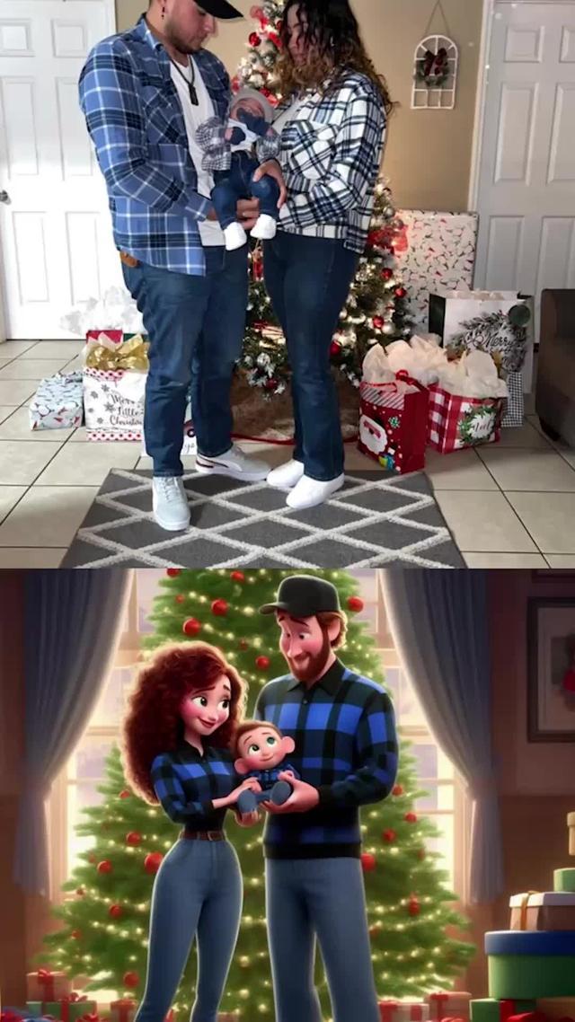 Create Family Pixar style photos! 