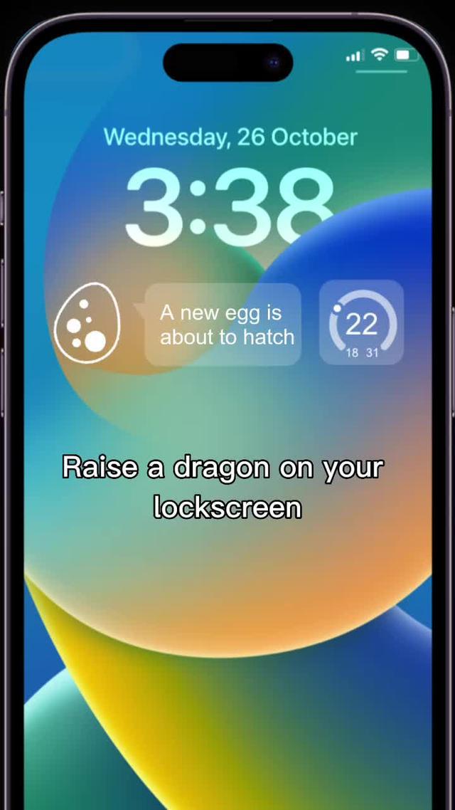 Raise a pet on lock screen!