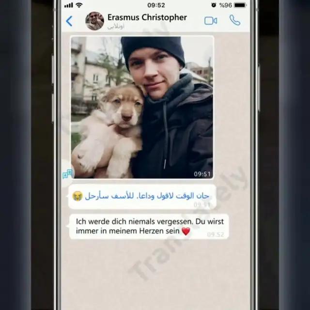 Scan and translate chats