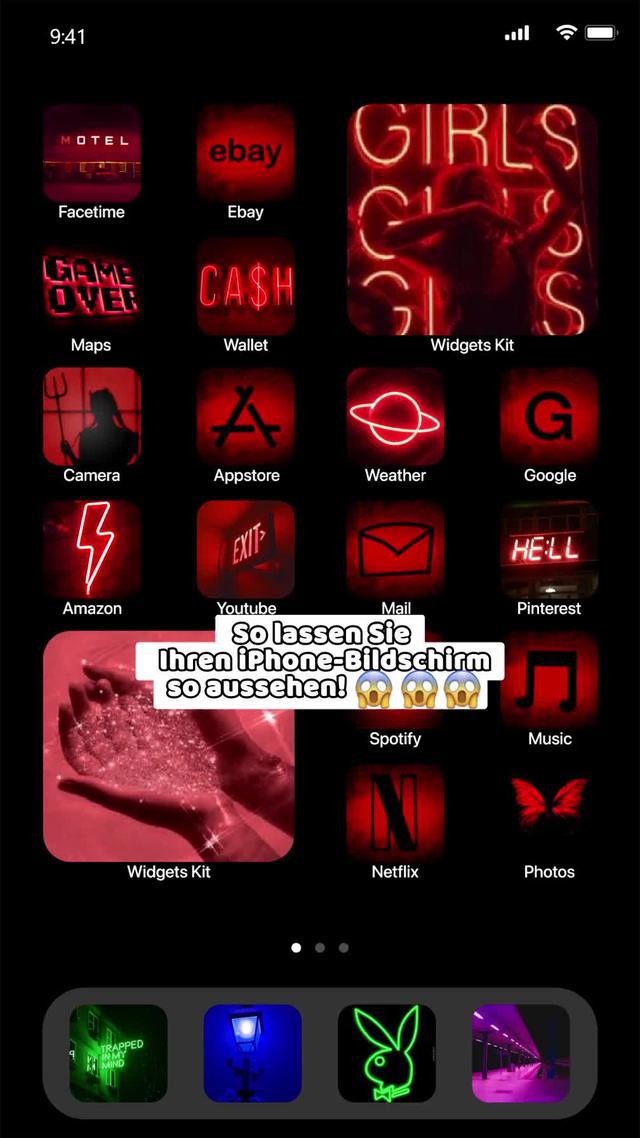 Personalisieren Sie Ihren Startbildschirm mit Leichtigkeit.