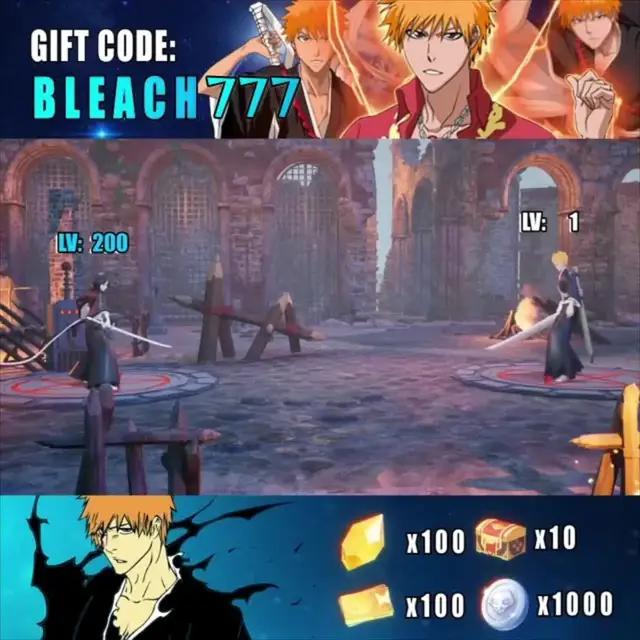 Exclusive code for Bleach Players Bleach777