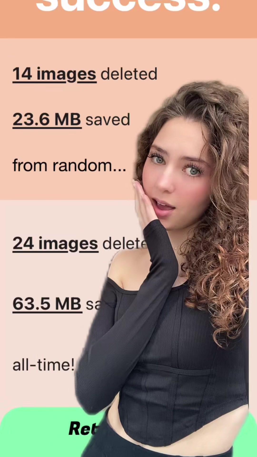 me after saving all my storage🤭 #swipewipe #storagesaver