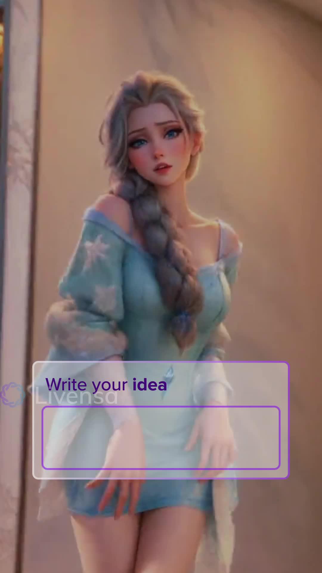 Create Al videos with your own words on mobile