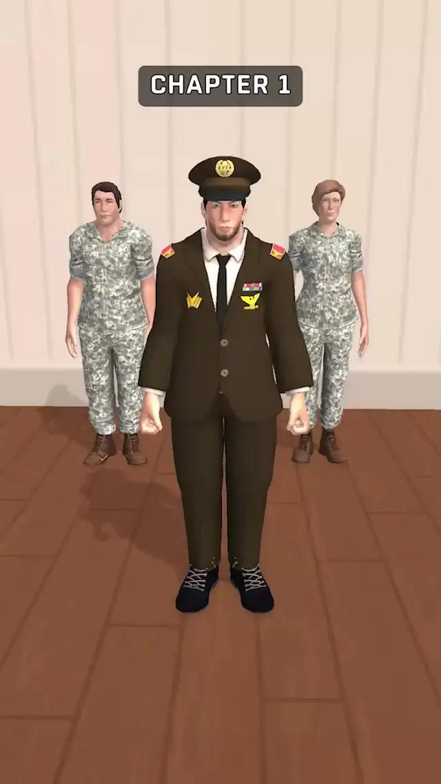 Army commander at battle front