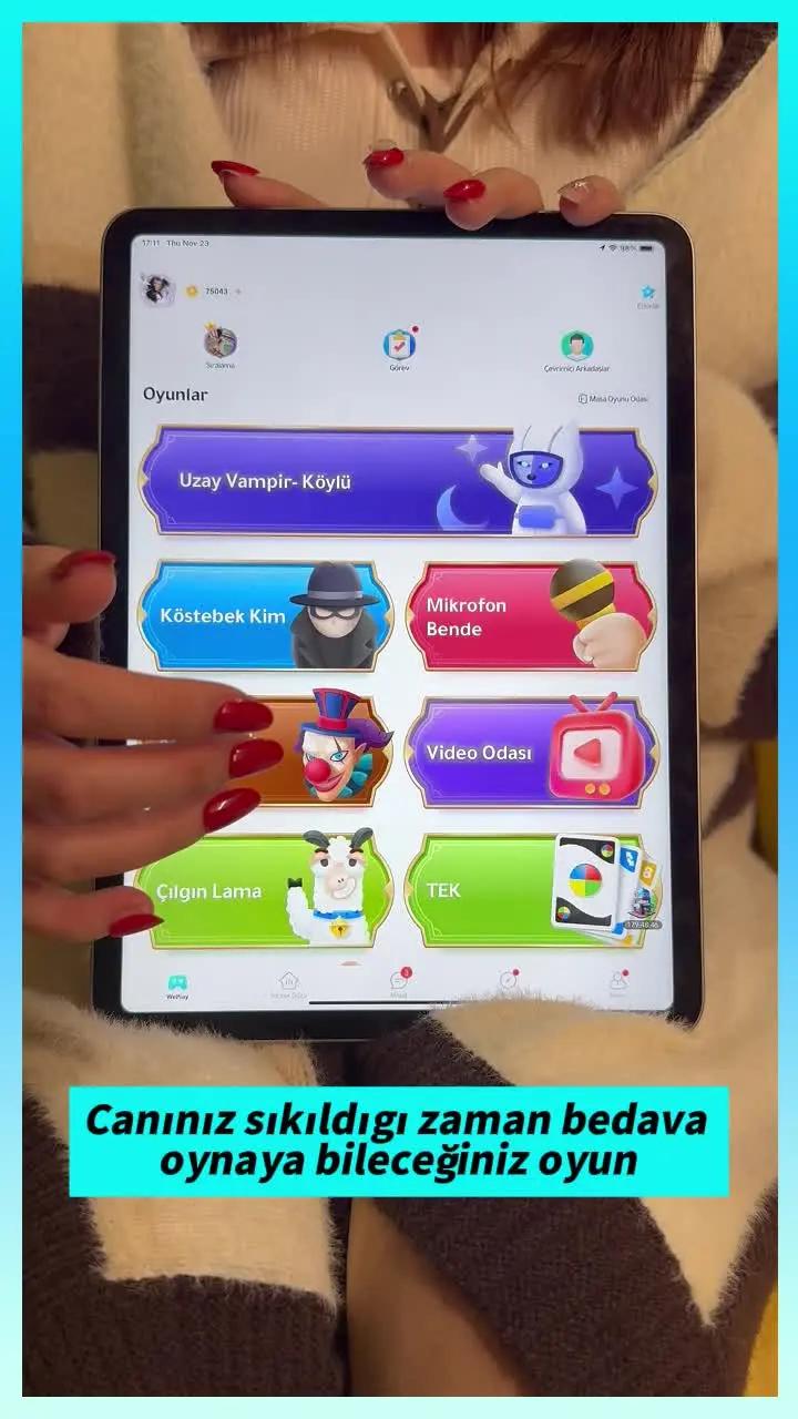Sıkılma duygusunu unutturacak tek ve bedava oyun "WePlay"