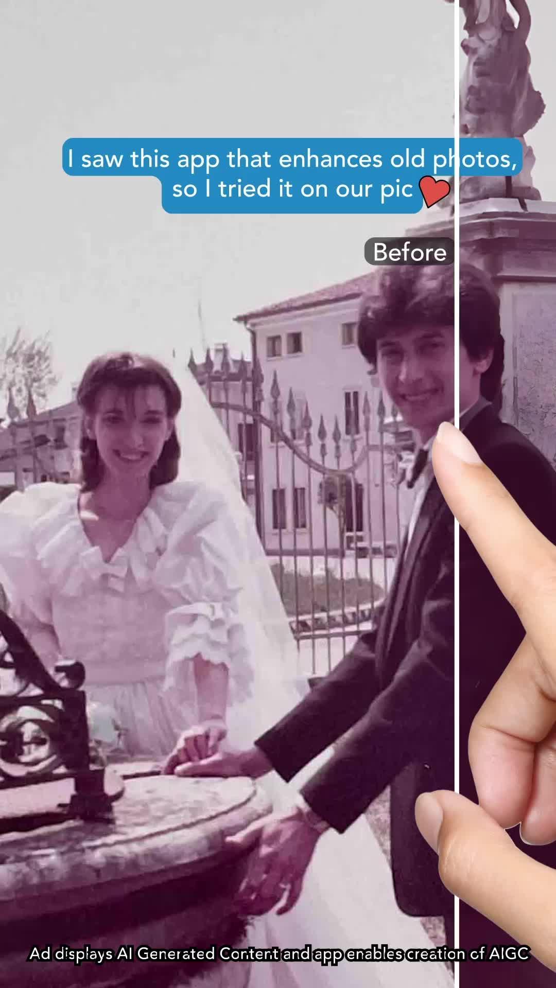 Restore your old photos in one click