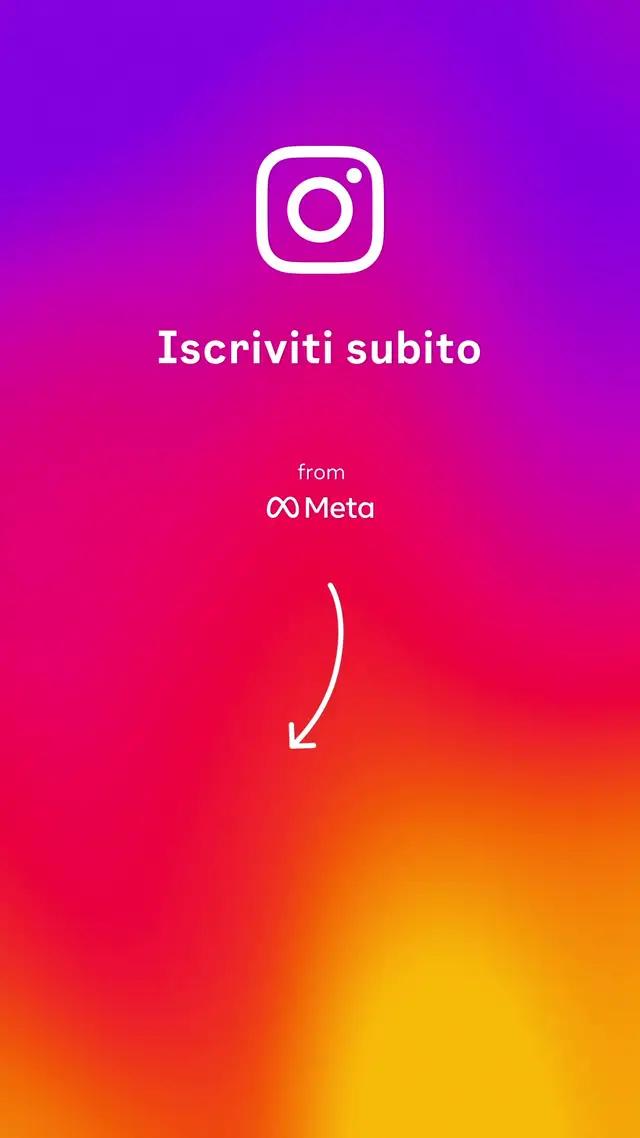 Entra in contatto con la tua community su Reels. Iscriviti subito.