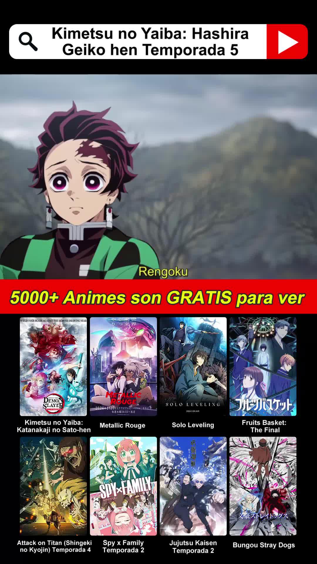 Descárgalo para ver el anime de sangre caliente.