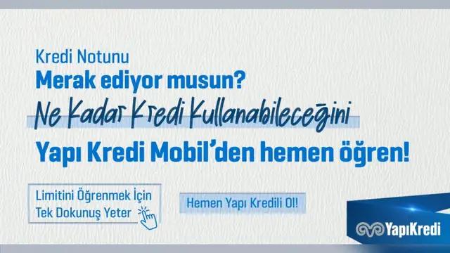Hemen Yapı Kredi Mobil'i indir, onaylı kredi limitini dakikalar içinde ücretsiz olarak öğren.