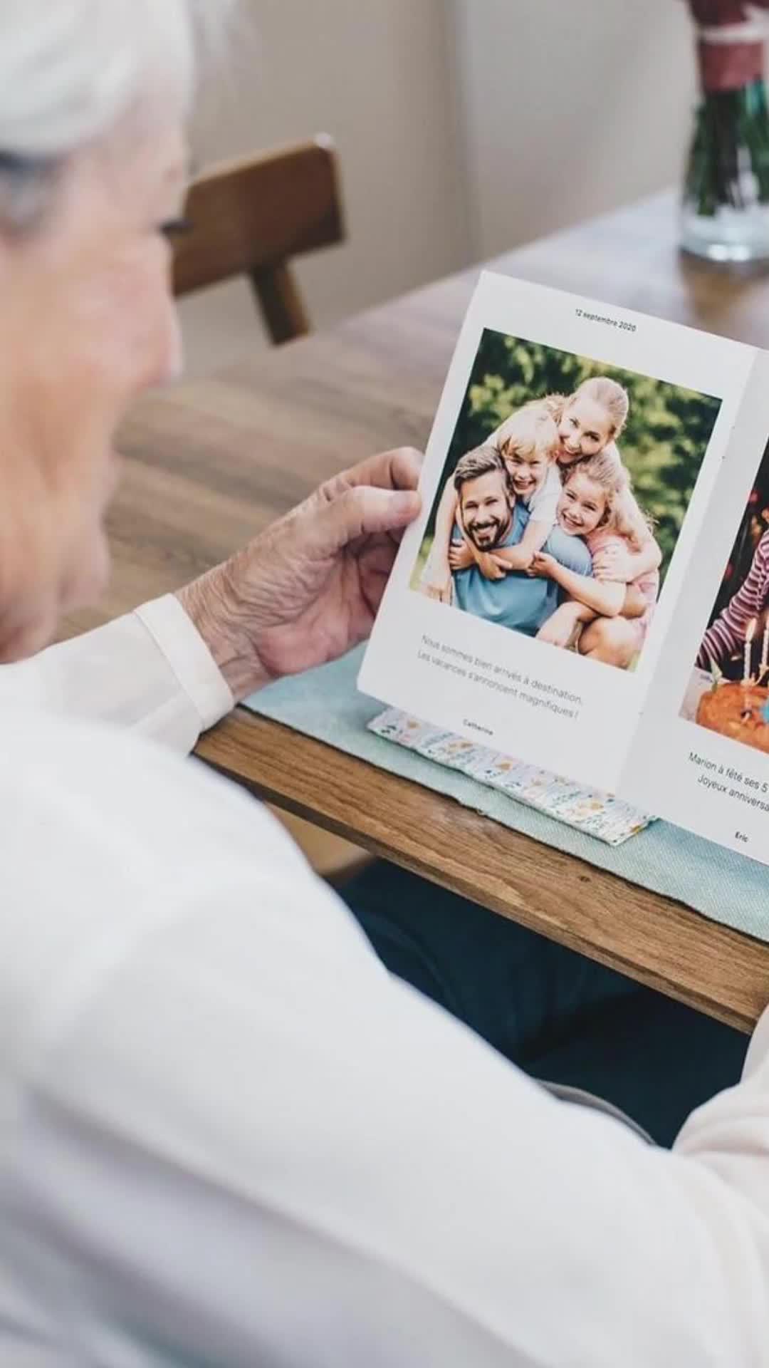 Offre le plus beau des cadeaux à tes grands-parents 🥰 #emotional #ideecadeau #famille