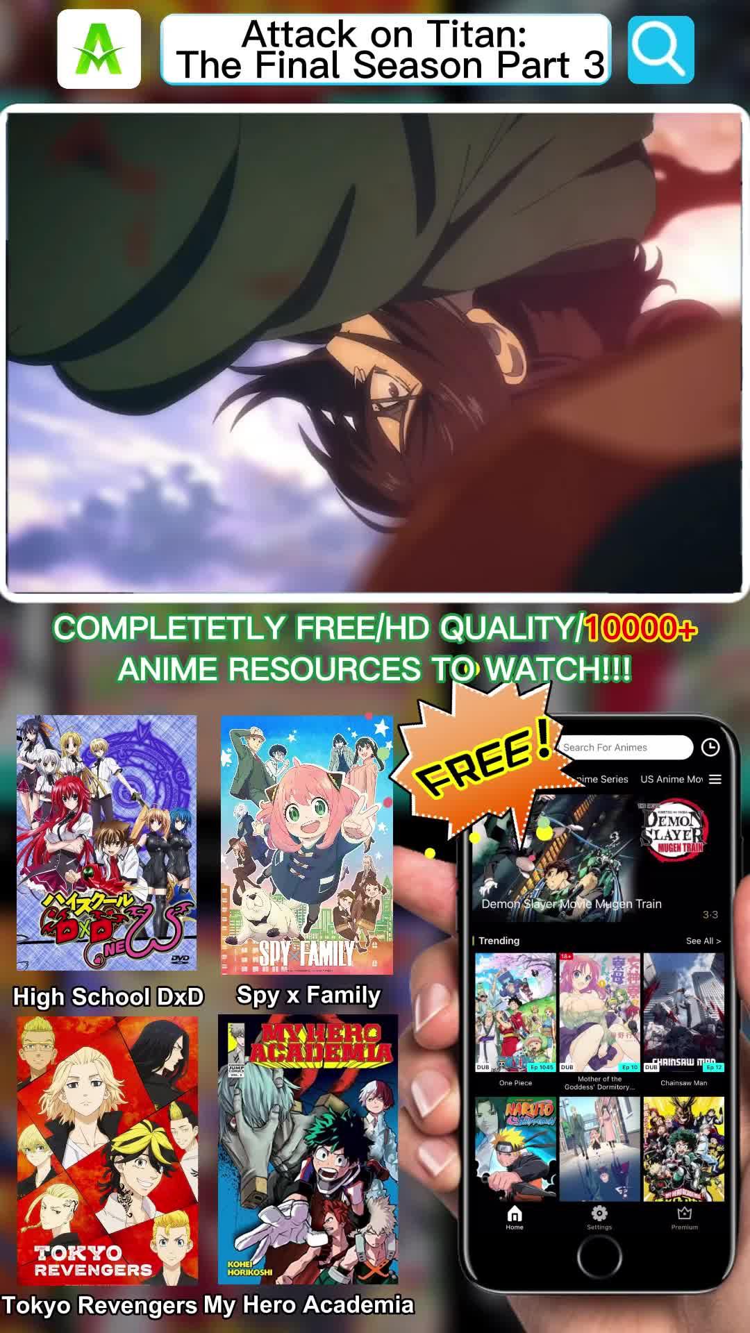 Watch Attack on Titan The Final Season Part 3 at one go. That's so satisfying!