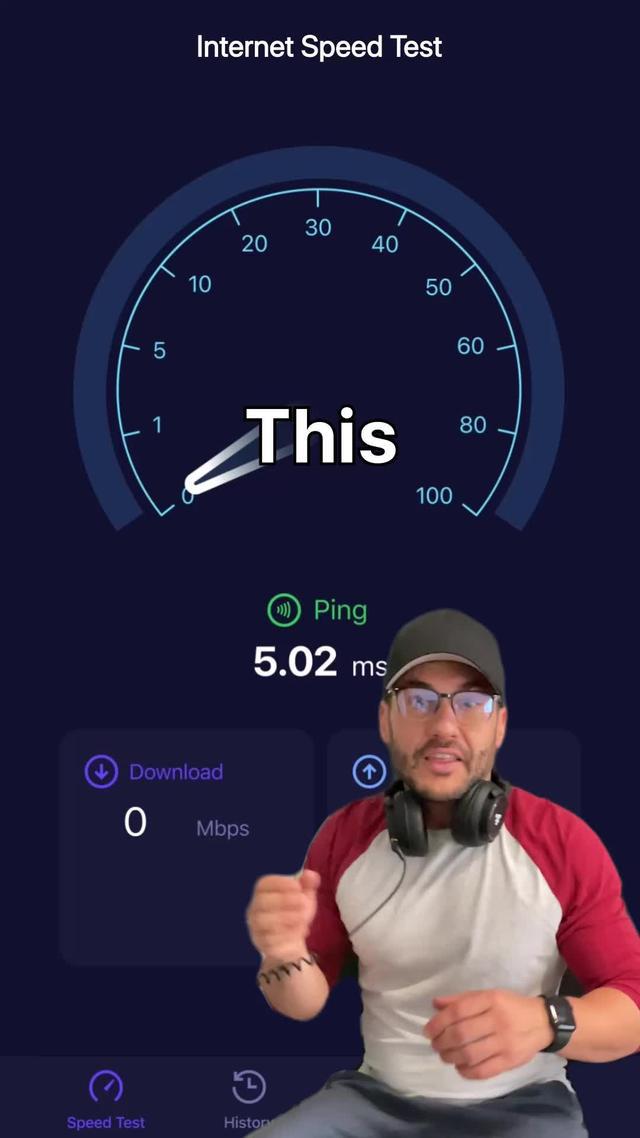 Check your internet speed