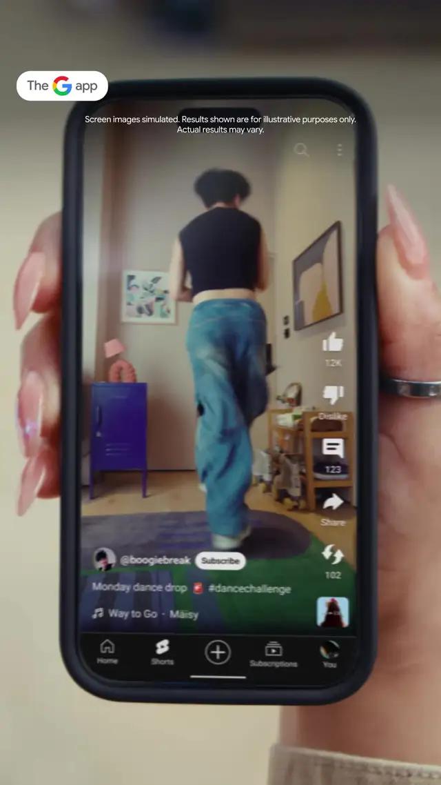 Search your screenshots in the Google app