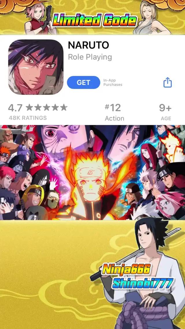 Naruto gift code get your 100 free summons!