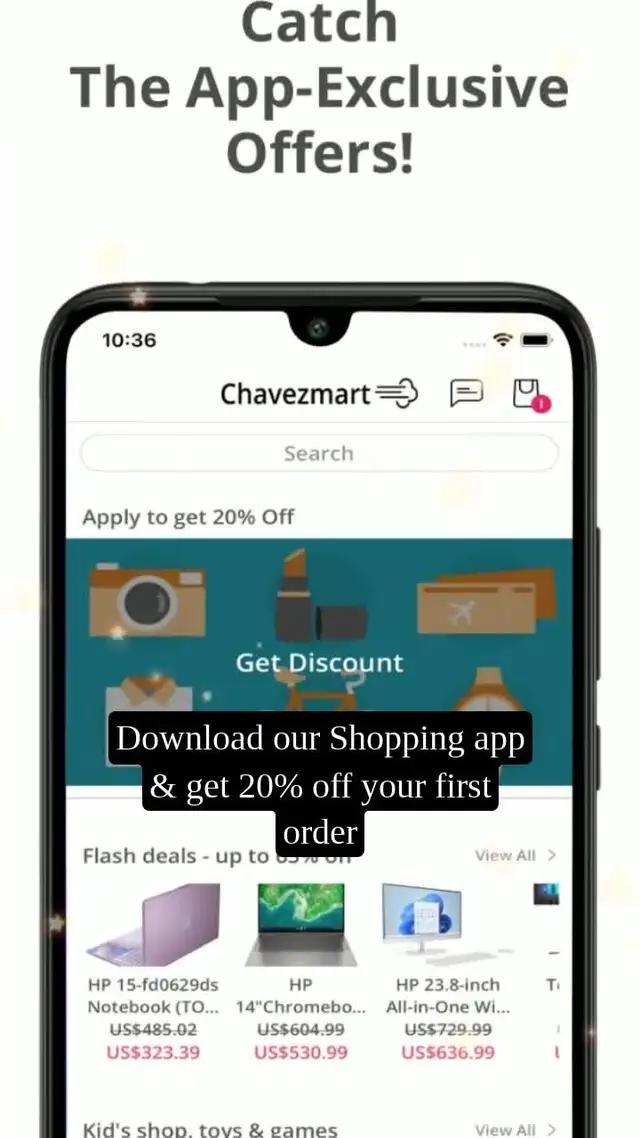 Up to 65% off, download our mobile app today.