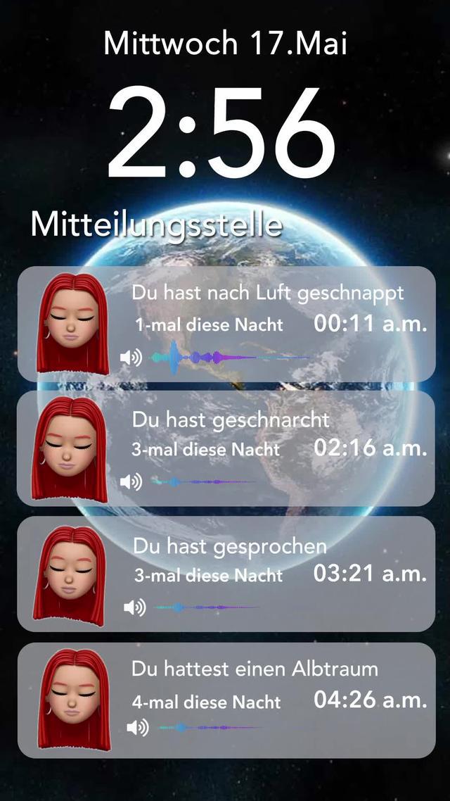 Hast du letzte Nacht laut geschnarcht? Laden Sie es herunter, um es herauszufinden!