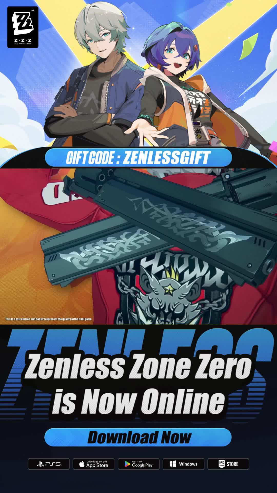 Download Zenless Zone Zero and begin your action adventure!
