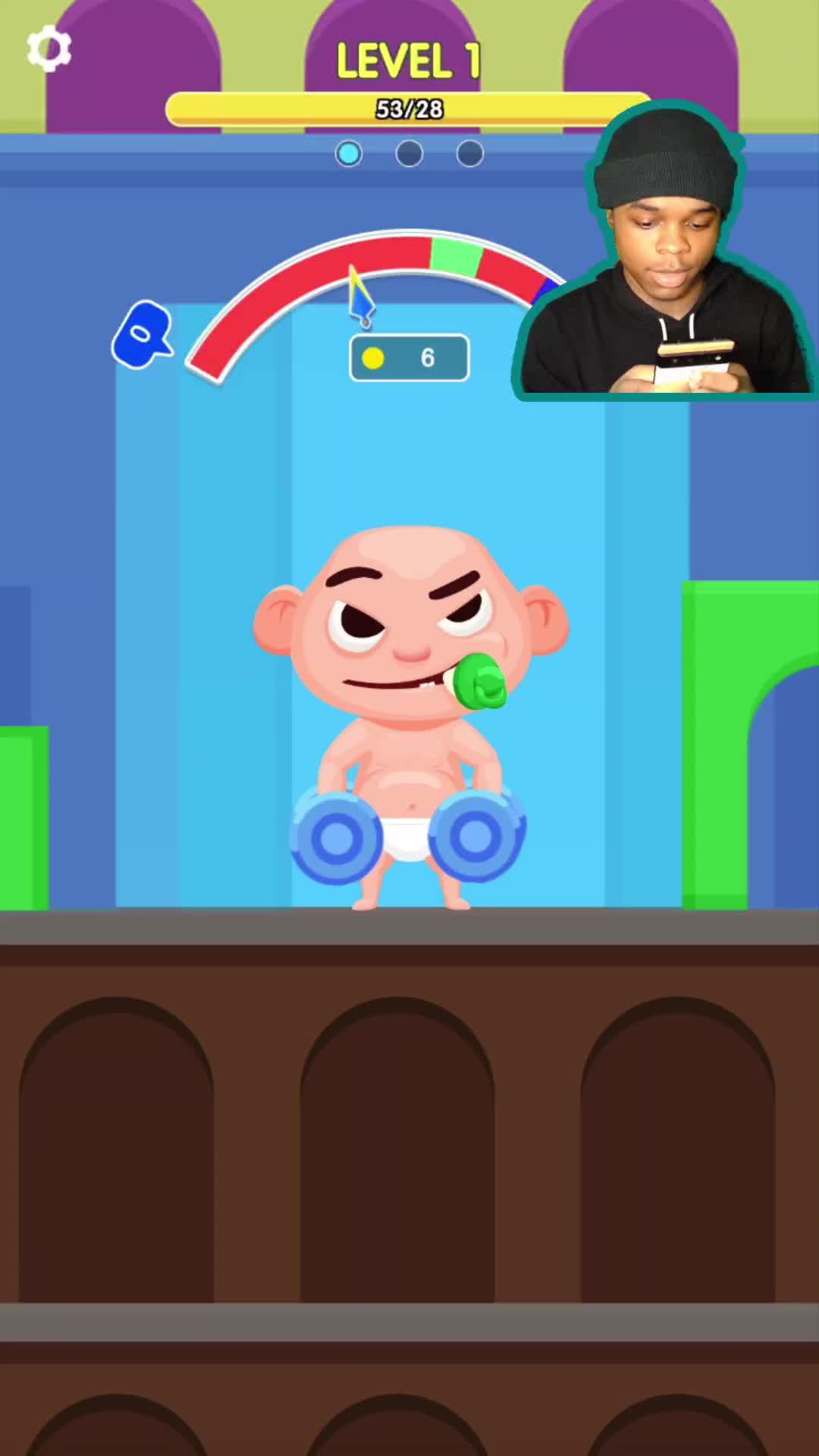 This baby is strong.