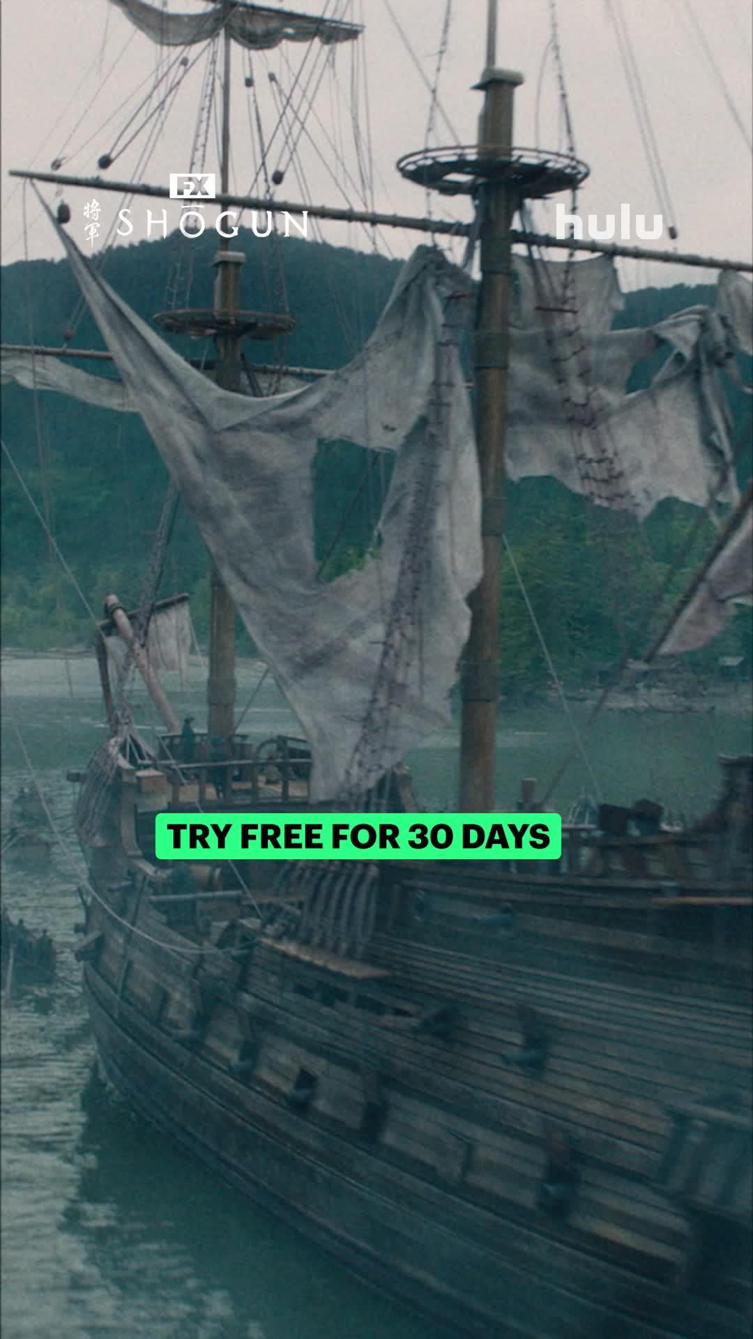 Moving from England to Japan in 1600 would be a bit of a culture shock. Try Hulu free for 30 Days.