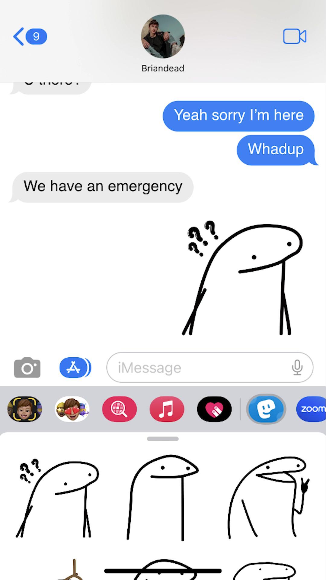 Hoping in a miracle 🙃 But at least I got the "Flork 1" pack on Stickery 🤩 #stickery #funnystickers #imessage #imessagestickers #funnyvideos #funnysticker #funny #sticker #stickers #messages #text #texts #flork #emergency #assignment #schoolassignment #homework #school #relatable #student #procrastination