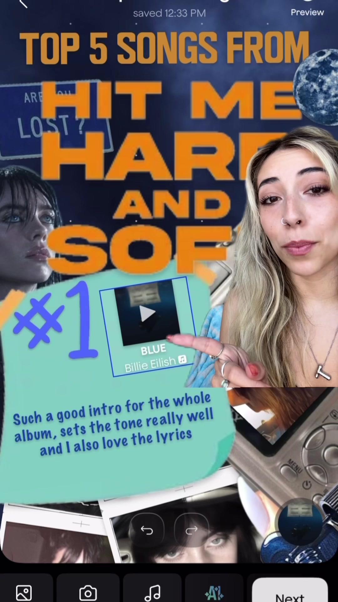 what’s your favorite song from her album?? #billieeilish #blog #verseapp