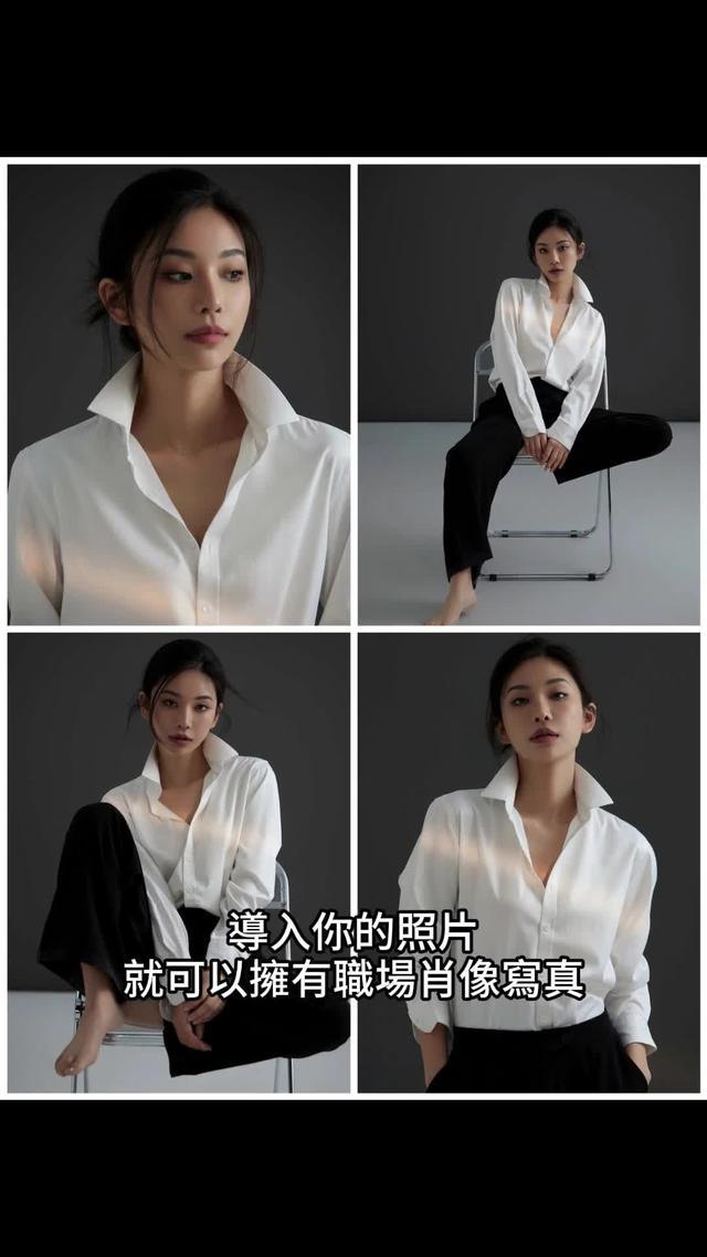 無需化妝拍照，一鍵生成各種風格寫真