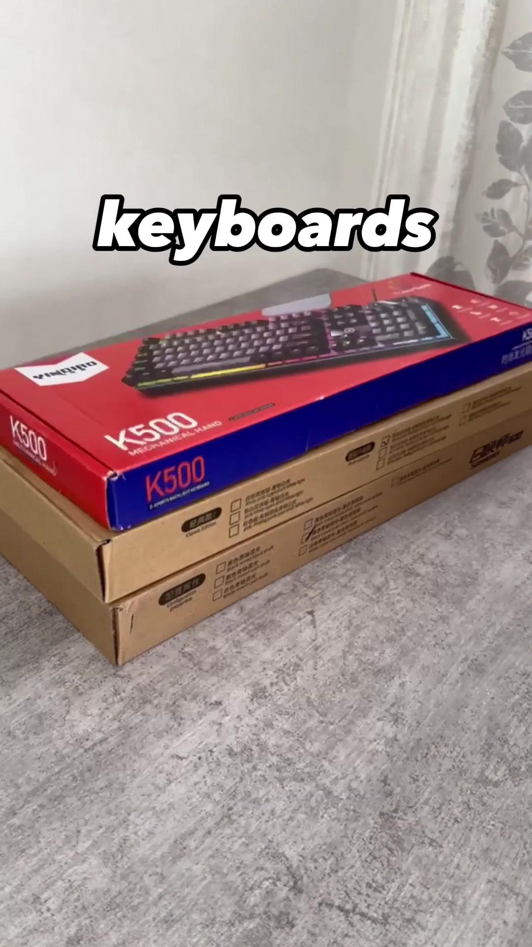 Five incredible keyboards have big deal on TEMU search C0de: dmn6952 in Temu searchbar #temu #temuhaul #keyboards #techtok