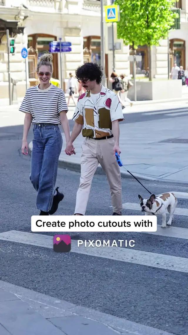 Cut and paste the digital way with Pixomatic. Create photo collages in an app.