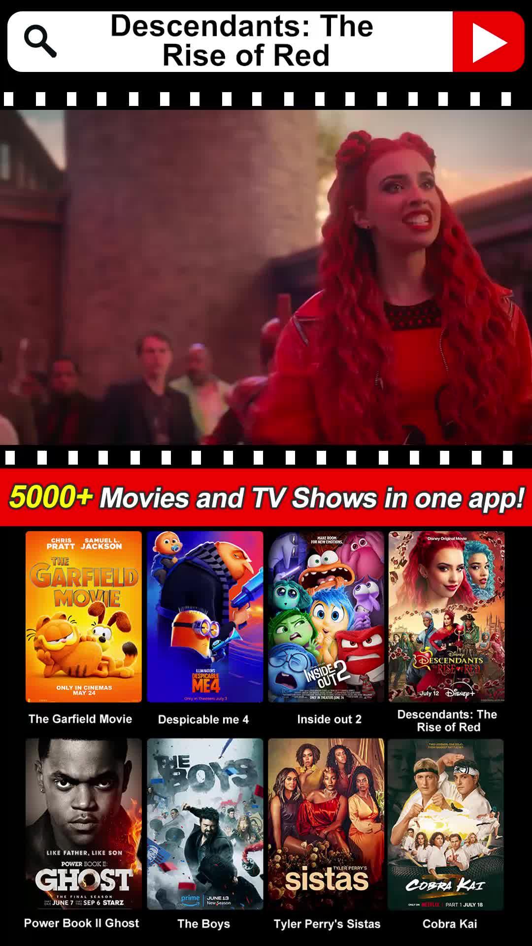 Download for free this powerful movie app