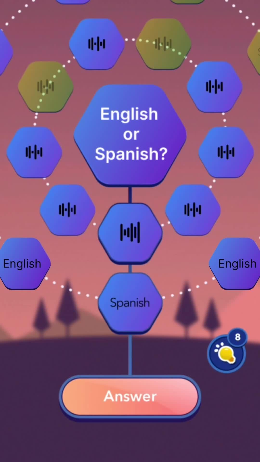 English or Spanish? #quiztime #triviagame #app #game #quiz #trivuaquiz #triviaquiz #erudite #trivia