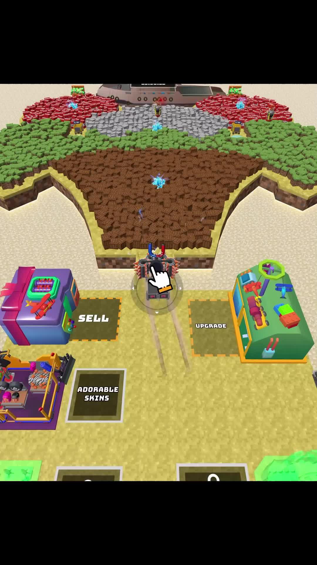 Perfect ASMR BlockCraft Smash Game !!