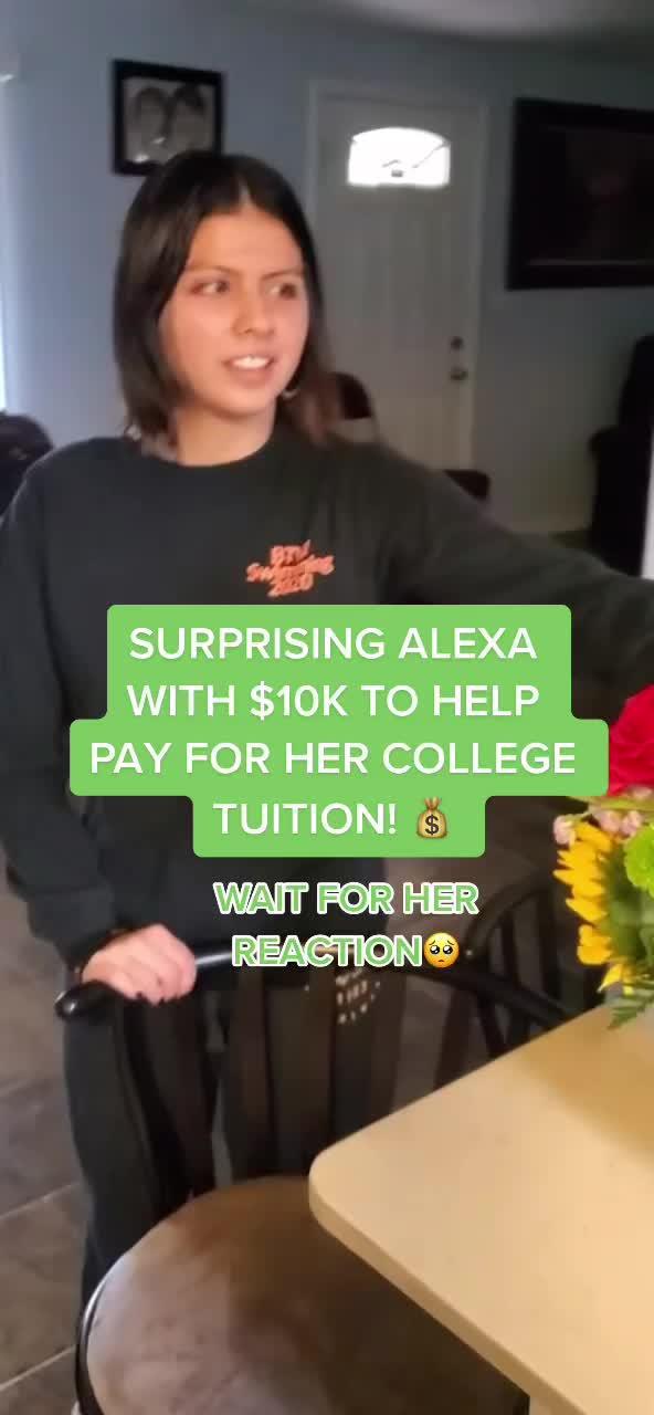 Congratulations, Alexa! 💙 #scholarship #congratulations #surprise #foryou