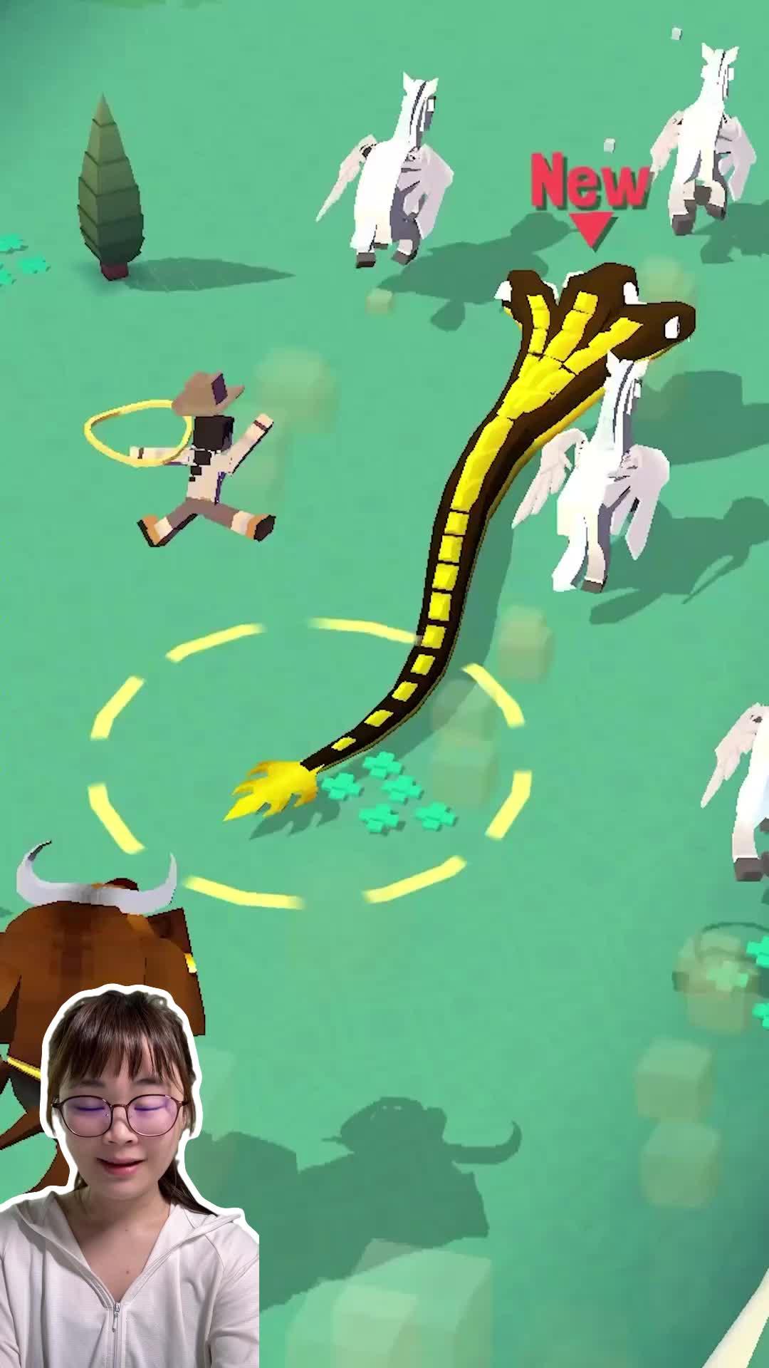 Start with a cow, all animals depend on catching!