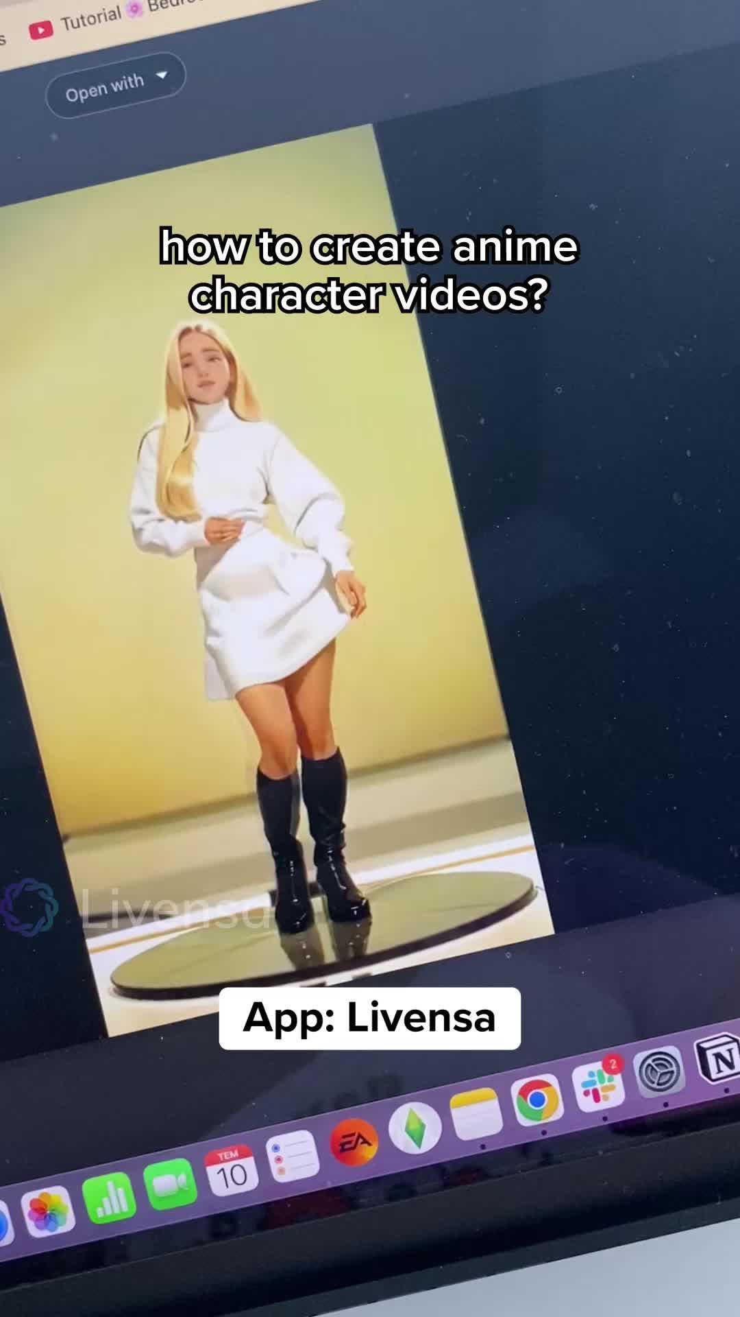 Create Al videos with your own words on mobile