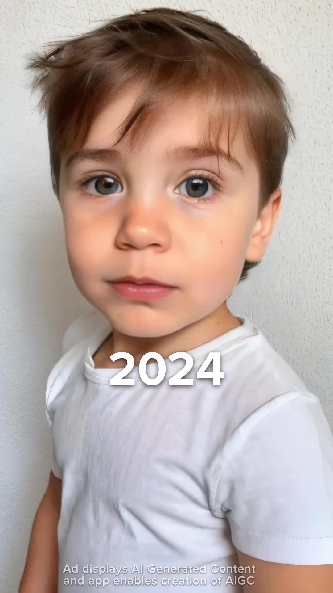 From young to old transformation #ai #remini #aging #aiaging