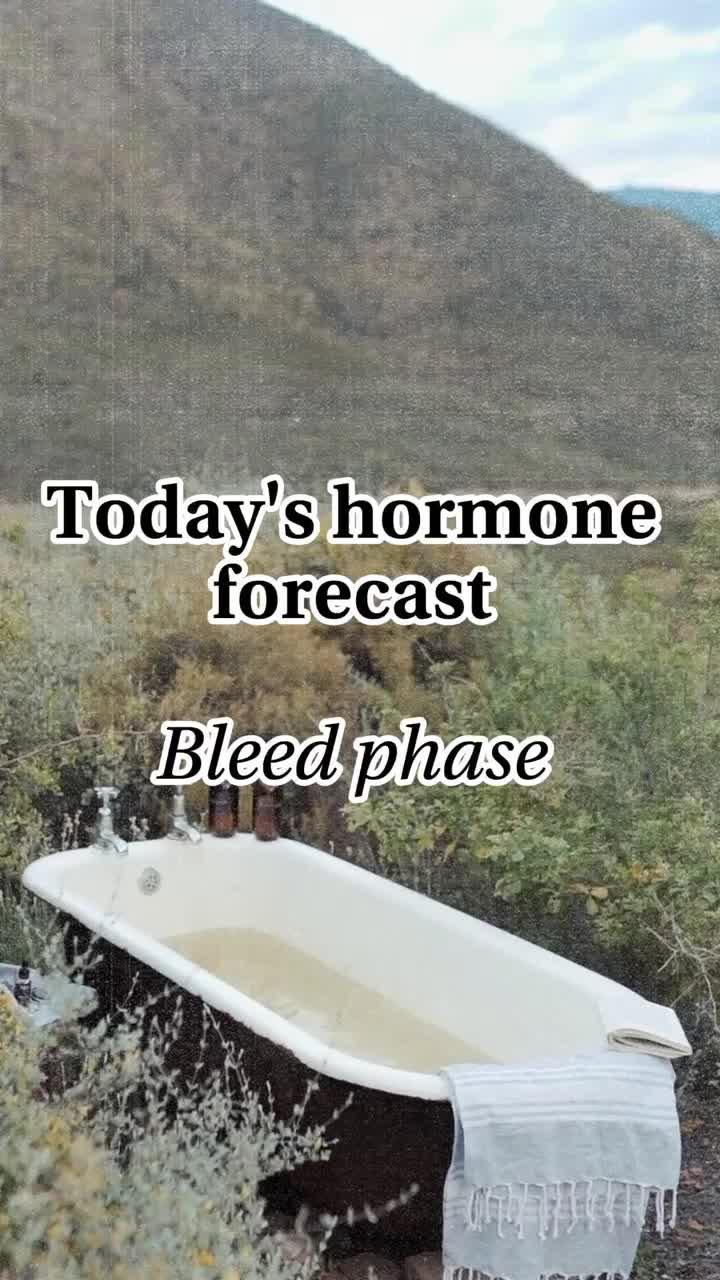 CHECK THIS: your daily hormone forecast to support your mind and body is waiting in app.