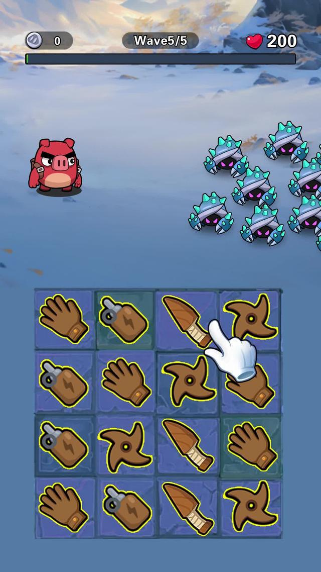 Choose your favorite weapon and defend the piggy tribe together!