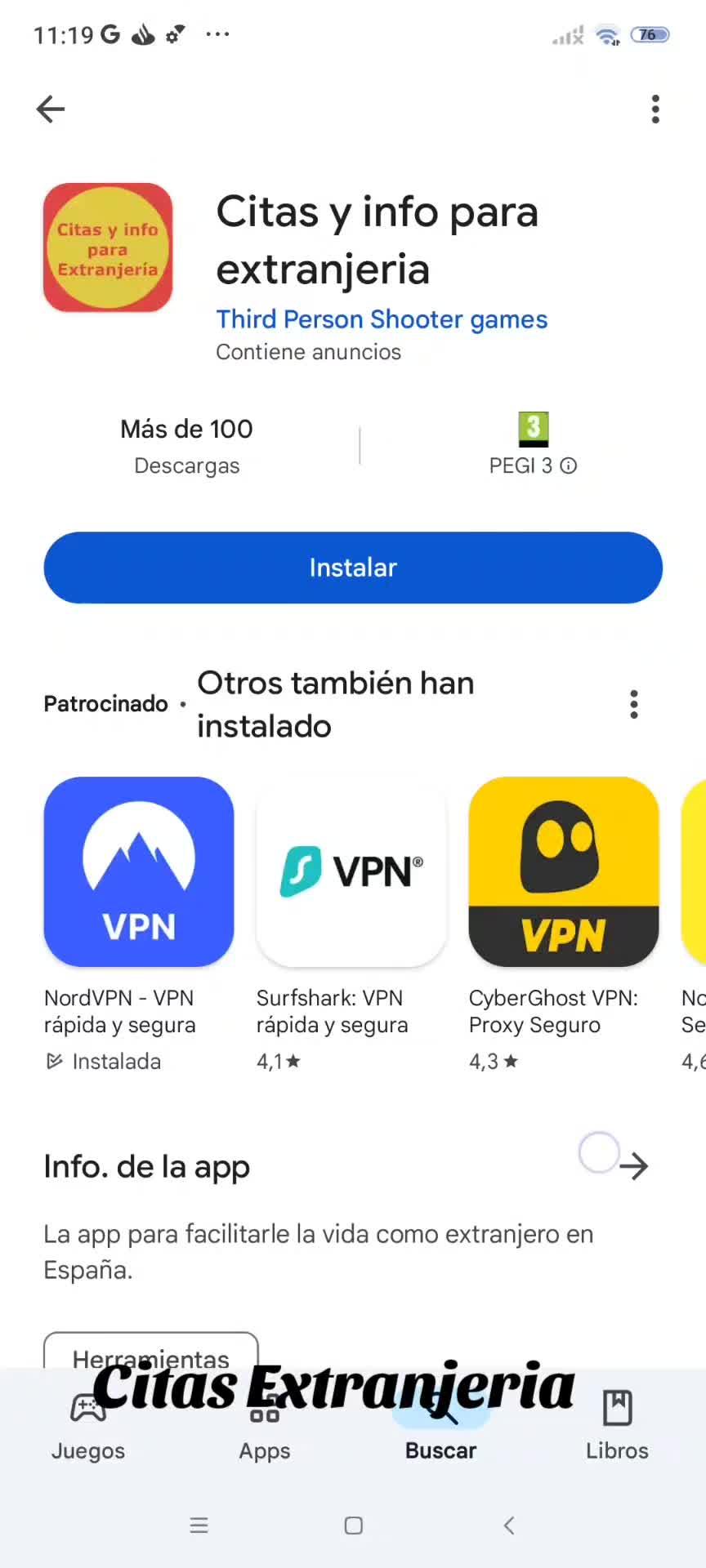 enlace de descarga en Google Play https://play.google.com/store/apps/details?id=es.abogados.tramitesycitas.extranjeria 🛂 ¿Necesitas gestionar tus trámites de extranjería en España? ¡Tenemos la solución perfecta para ti! 🇪🇸 Con la app Trámites y Citas Extranjería, todo es más fácil. 📲 Desde pedir citas hasta consultar el estado de tus documentos, ¡lo tienes todo en una sola app! ✅ Agenda tus citas. ✅ Consulta requisitos. ✅ Sigue el estado de tus trámites. No más filas interminables ni trámites confusos. 🚀 Descarga ahora y simplifica tu vida en España. #Extranjería #AppEsencial #España #TrámitesFáciles #Inmigración 