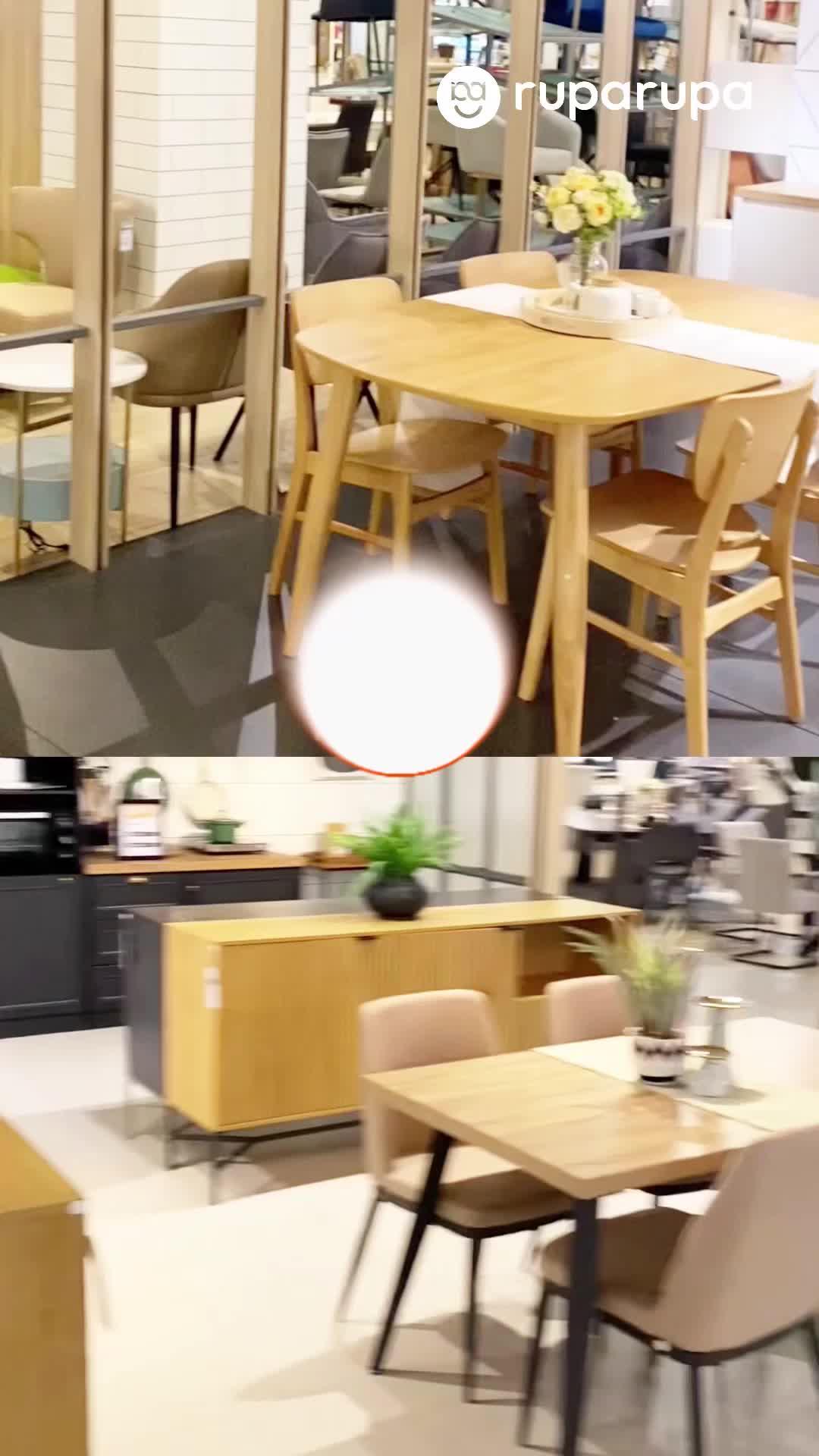 Telusuri meja makan sesuai gaya rumahmu lebih praktis via aplikasi. Yuk, install ruparupa sekarang!