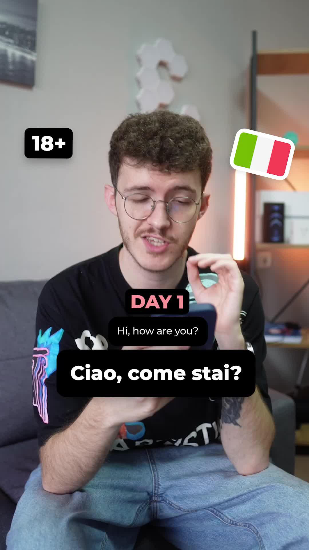 Learn English, Italian, Korean,+20 languages