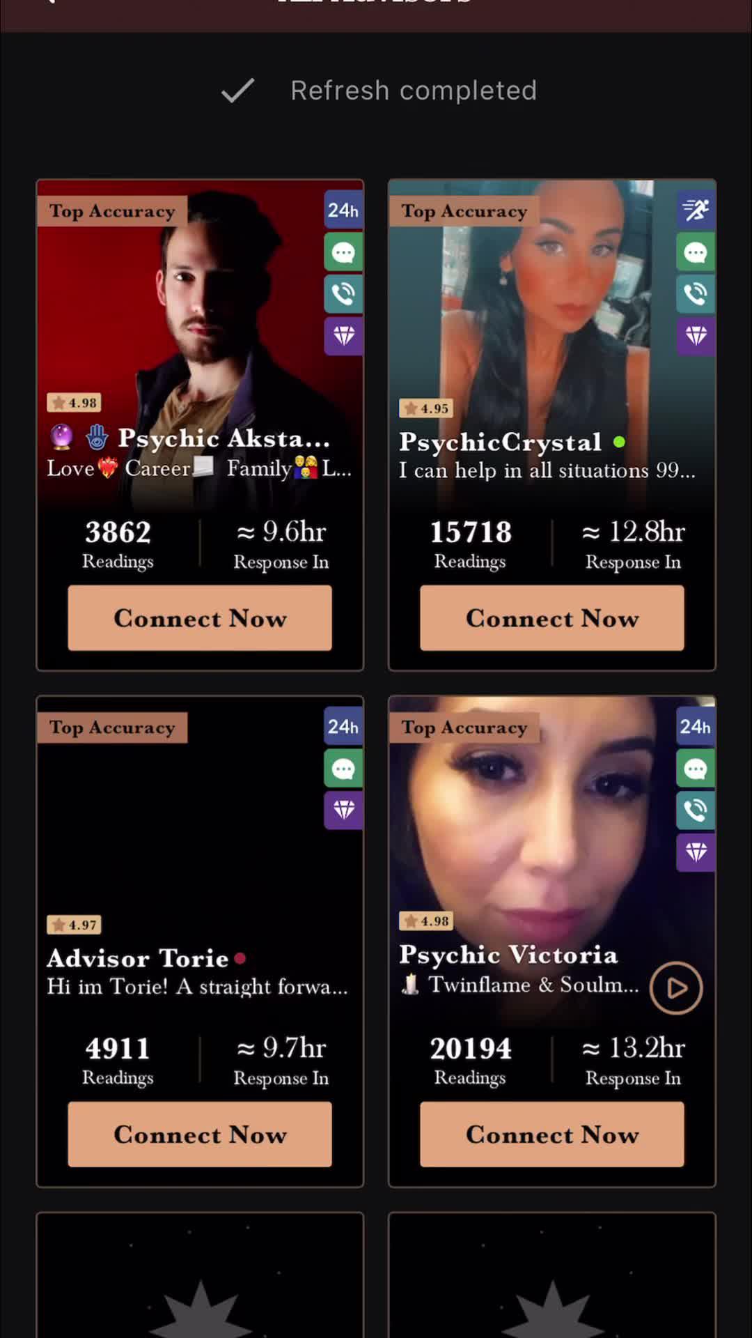 Ask about love, relationships, the future & more.