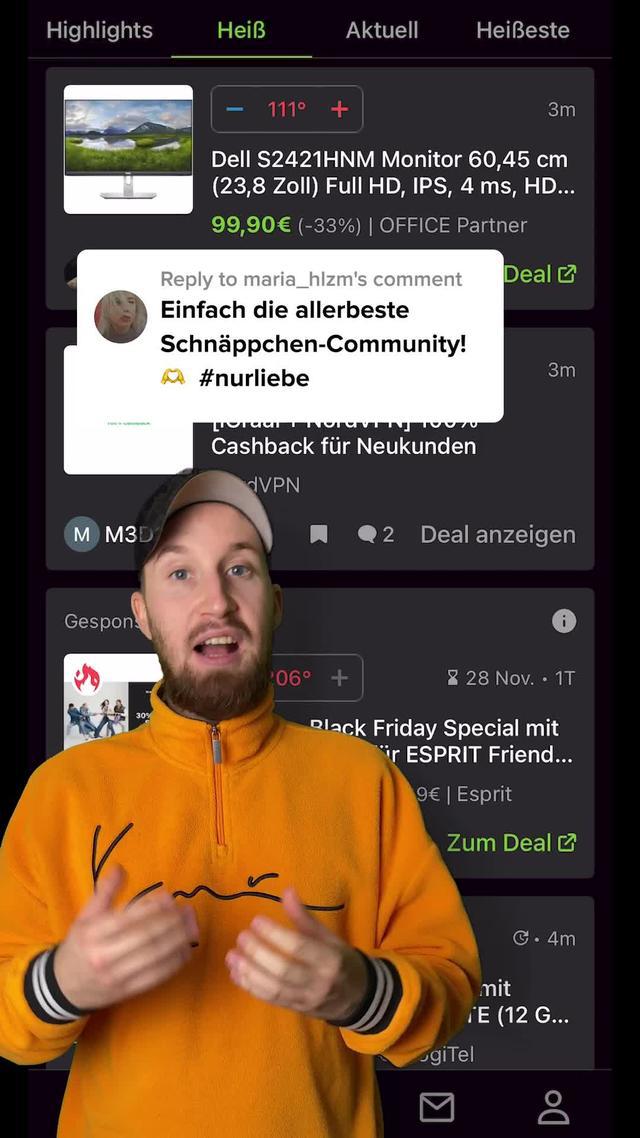 Entdecke die heißesten Dealz mit der kostenlosen mydealz App