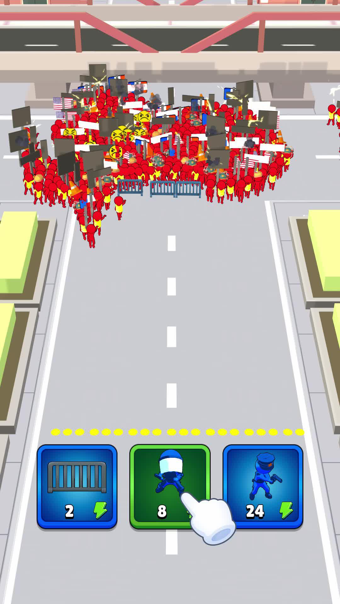 Can you block the crowd?