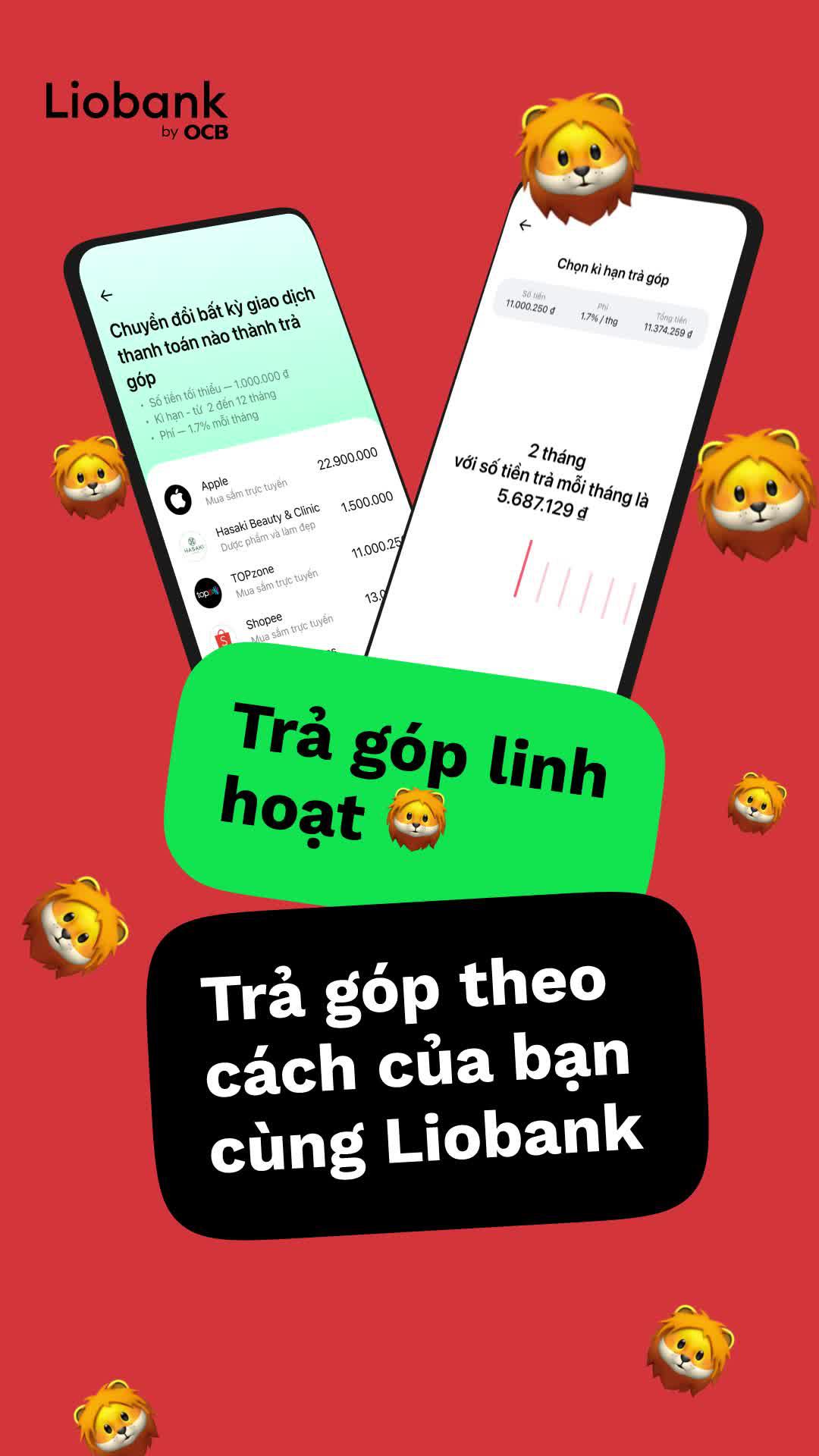 Giao dịch mọi lúc, mọi nơi cùng Liobank