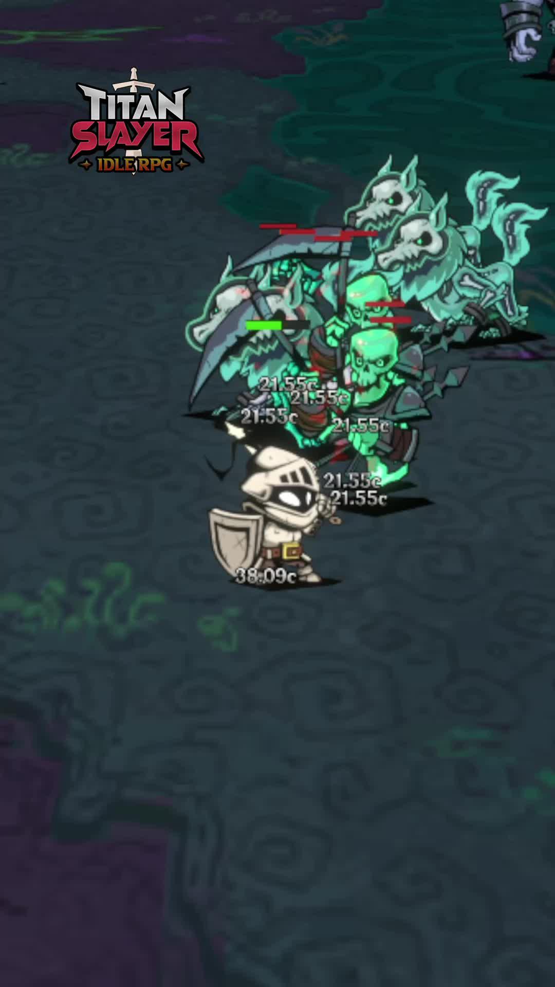 Join the Titan Slayer adventure: level up and vanquish mighty foes!