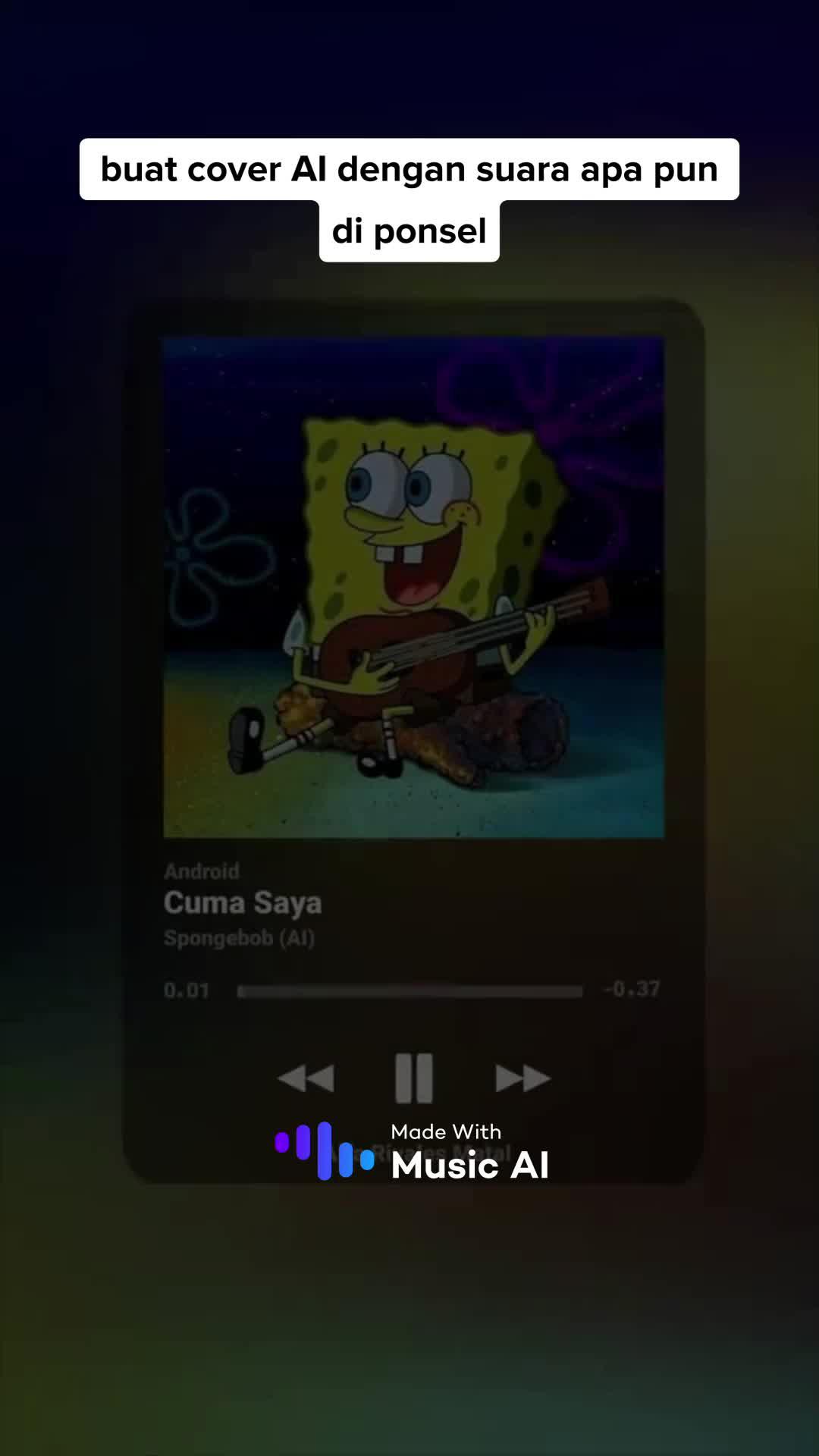 Buat cover AI dengan suara Anda sendiri di ponsel