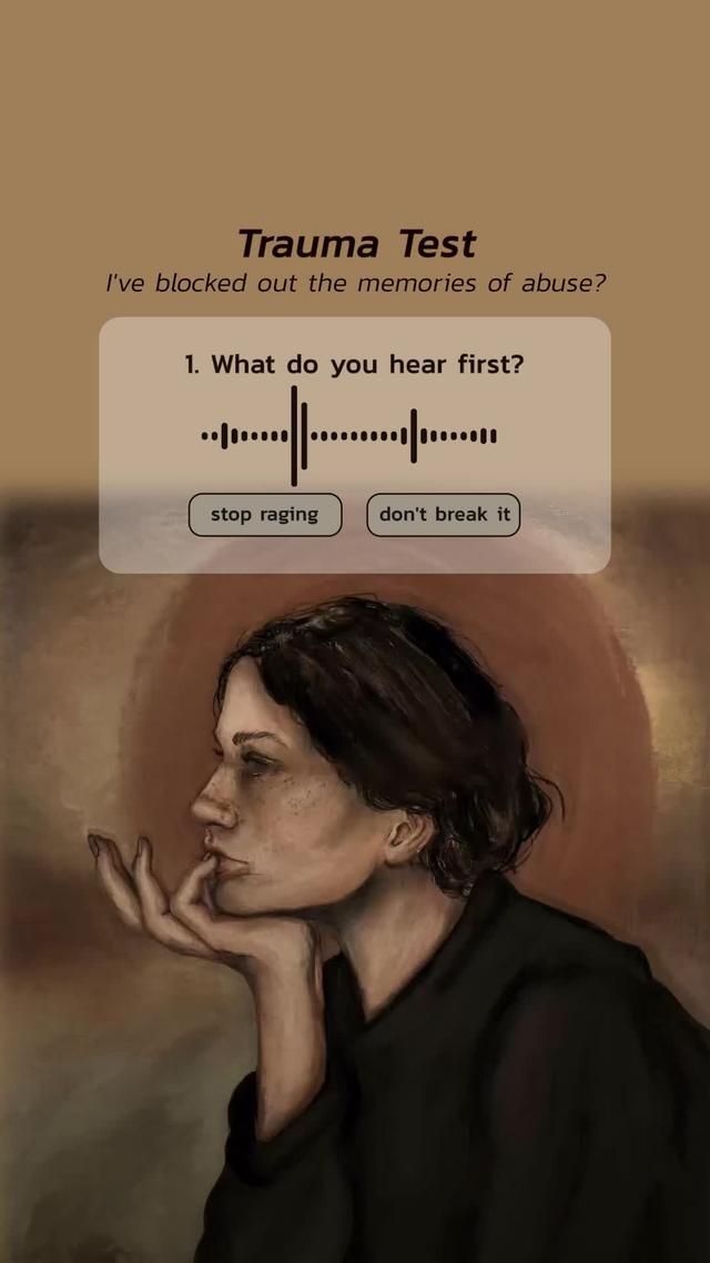 Are you brave enough to find out your trauma? Then take this test