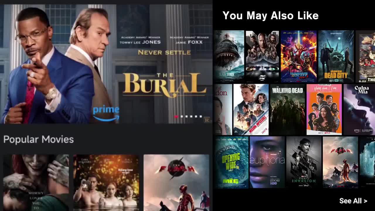 You can watch all the films you want.